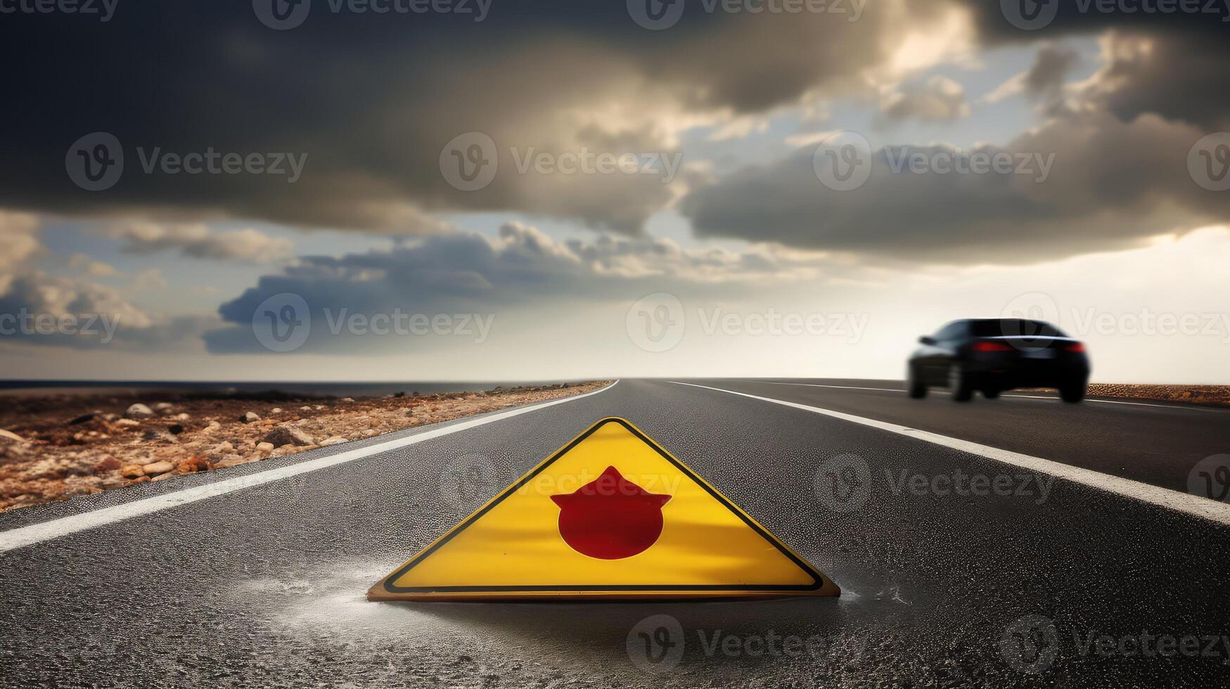 sign bump in photo