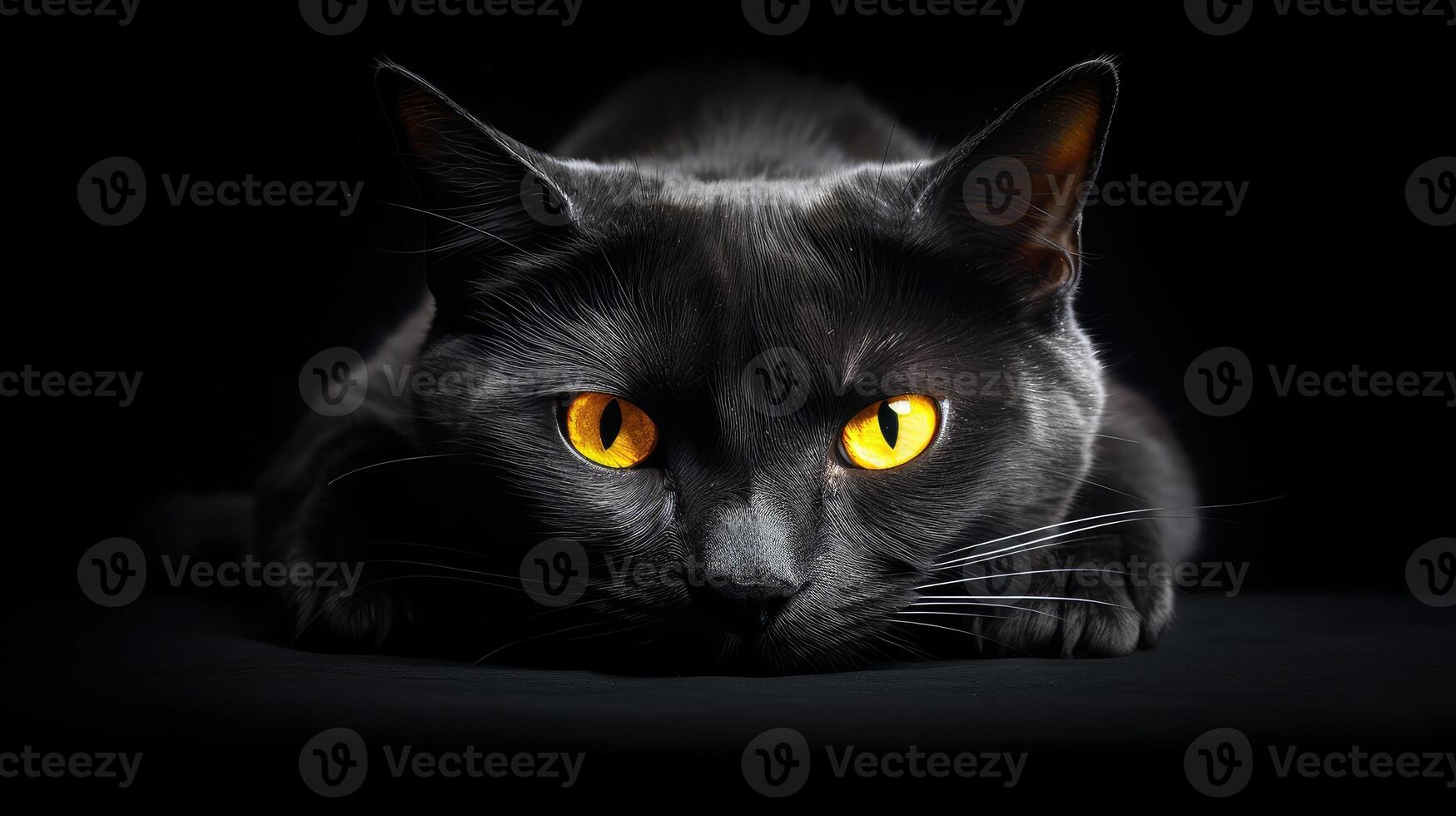 cat black satin photo