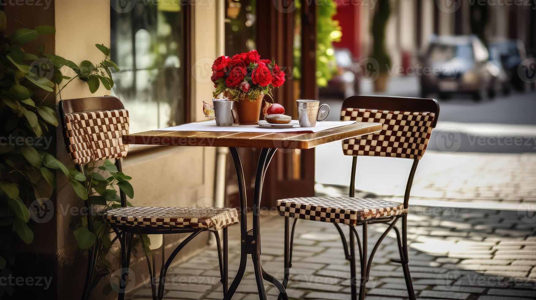cozy bistro table photo