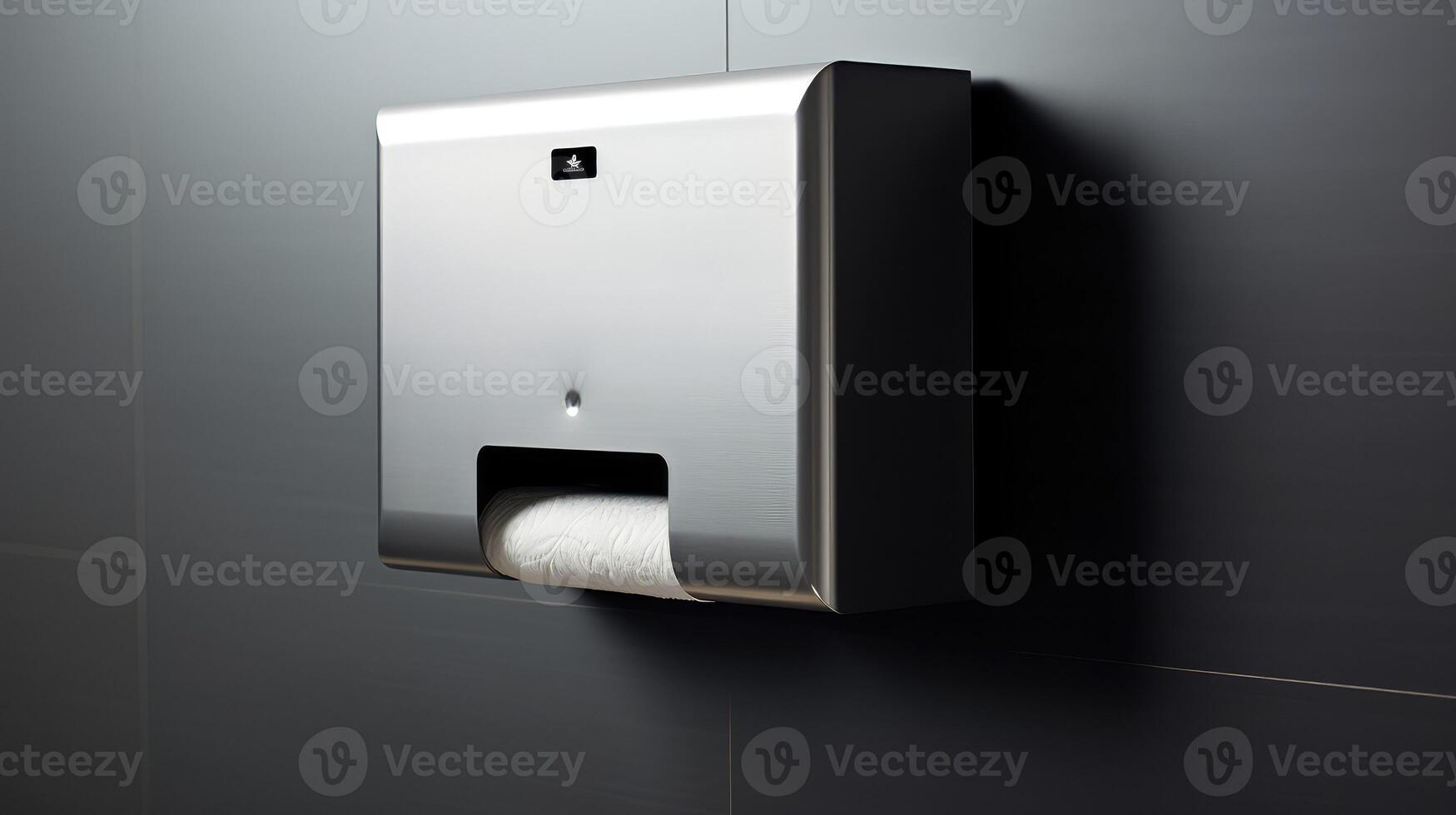 mounted wall paper towel dispenser photo