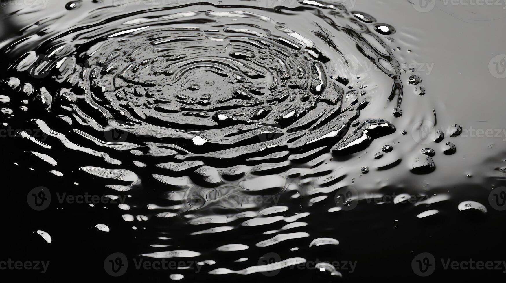 movement water black and white photo