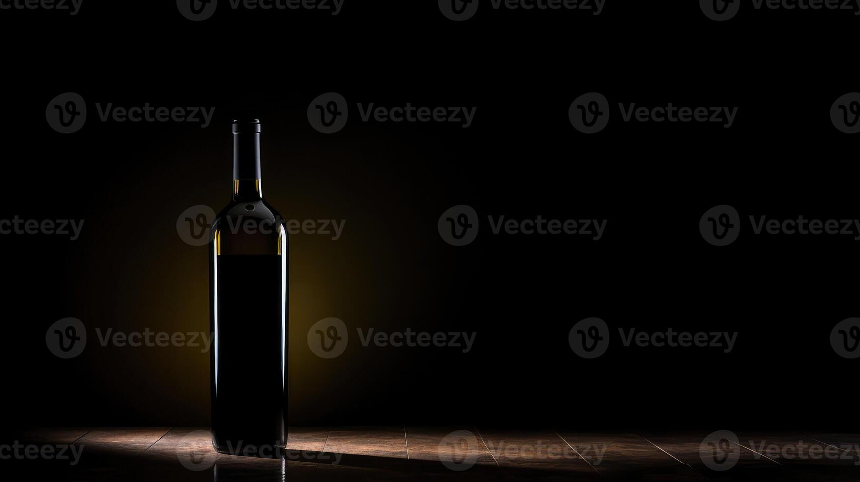 moody wine bottle background photo