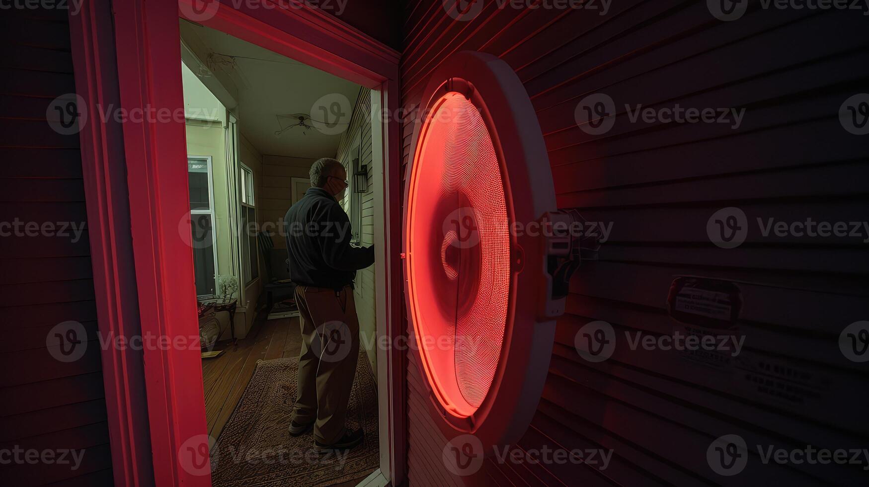 thermal blower door test photo