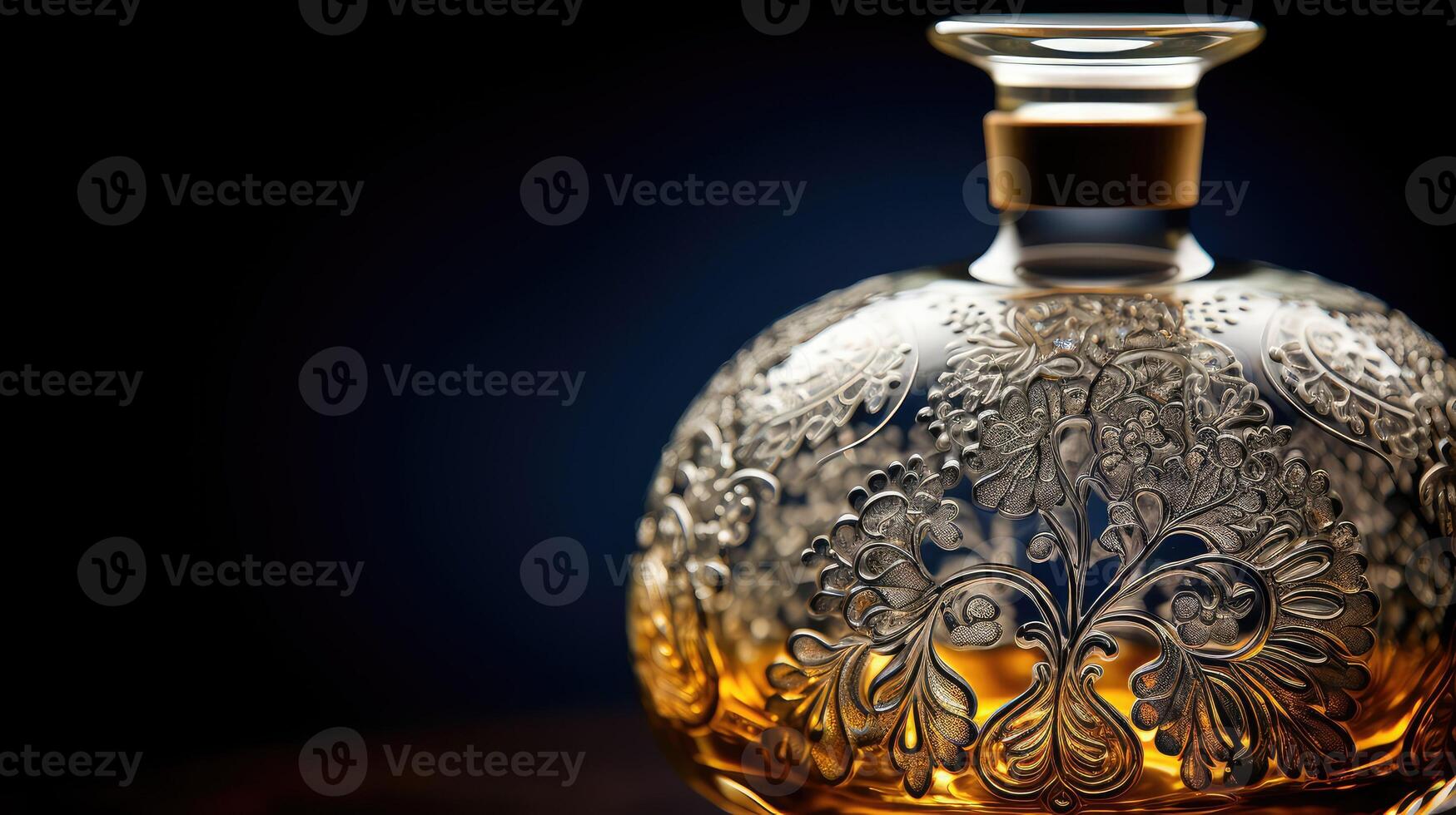 vintage empty glass bottle photo