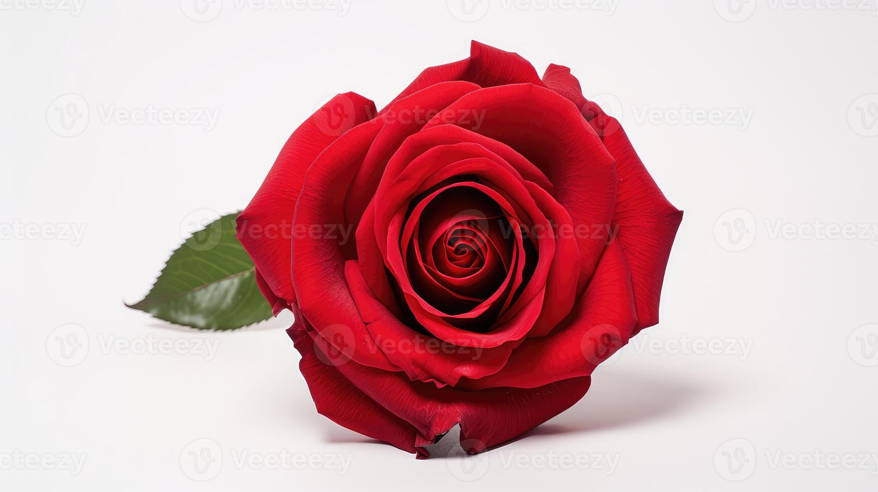 petals red rose isolated photo