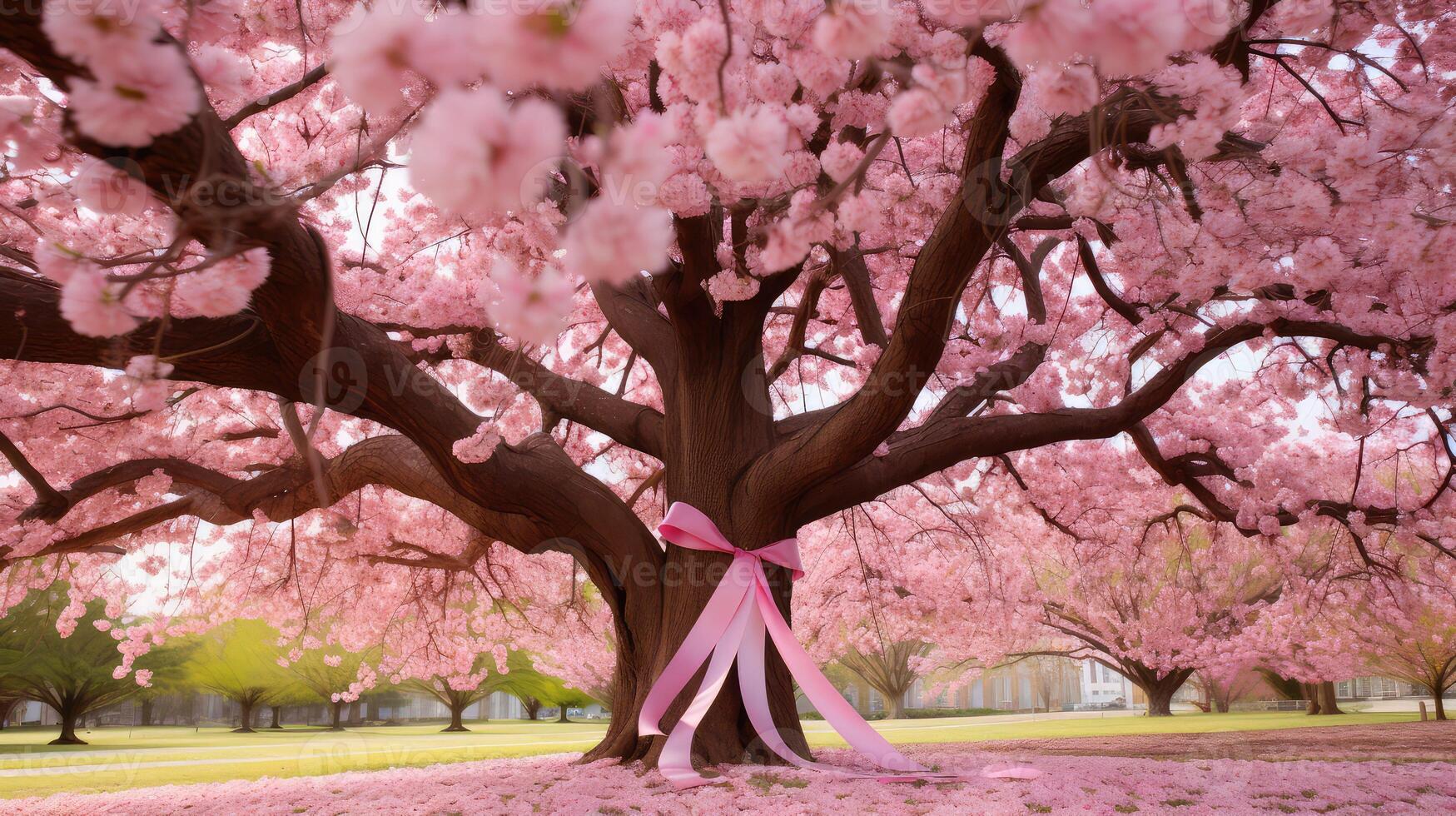 bloom breast cancer tree photo
