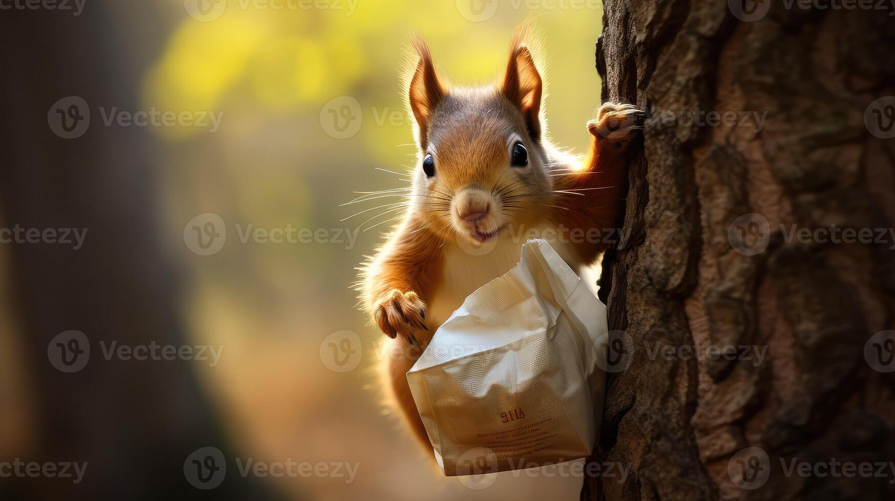tree peanuts bag photo