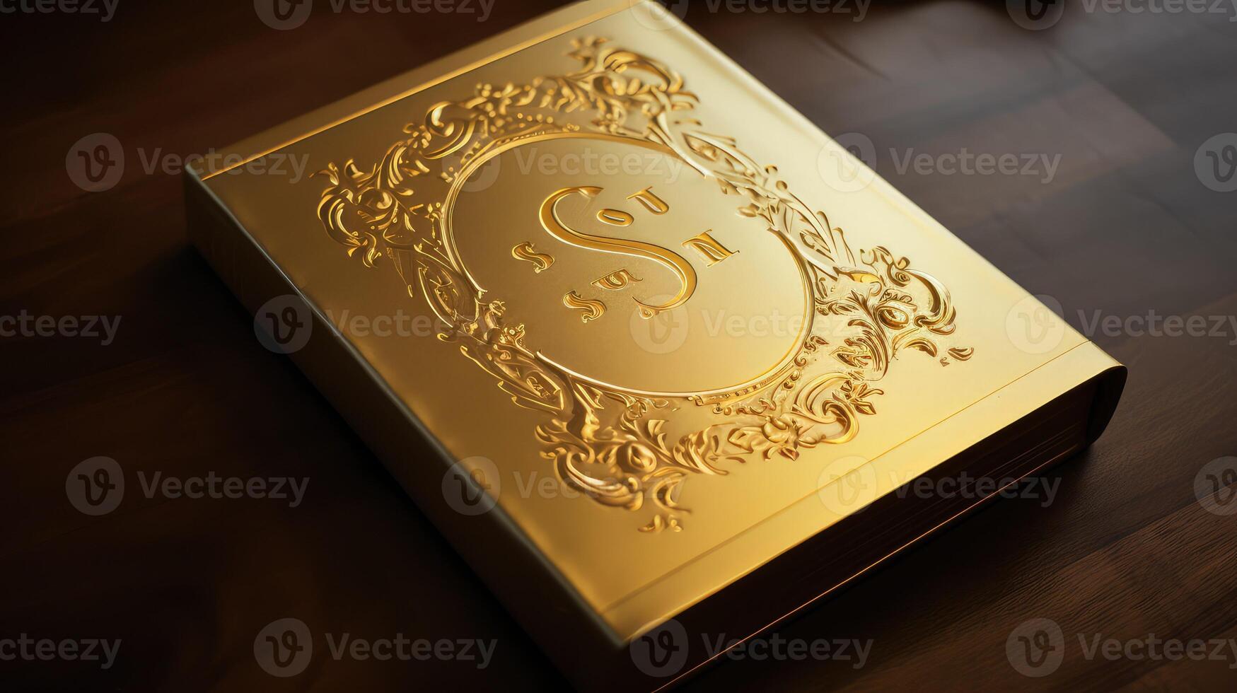 letters gold font script photo
