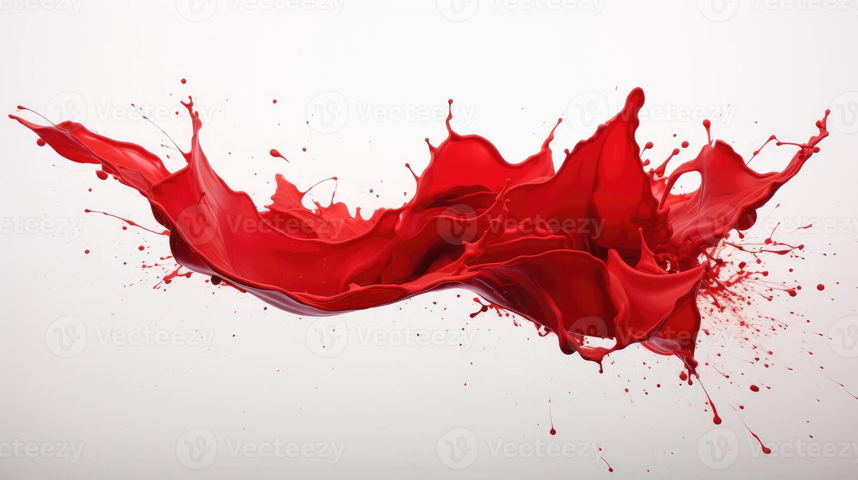 paint red splash photo