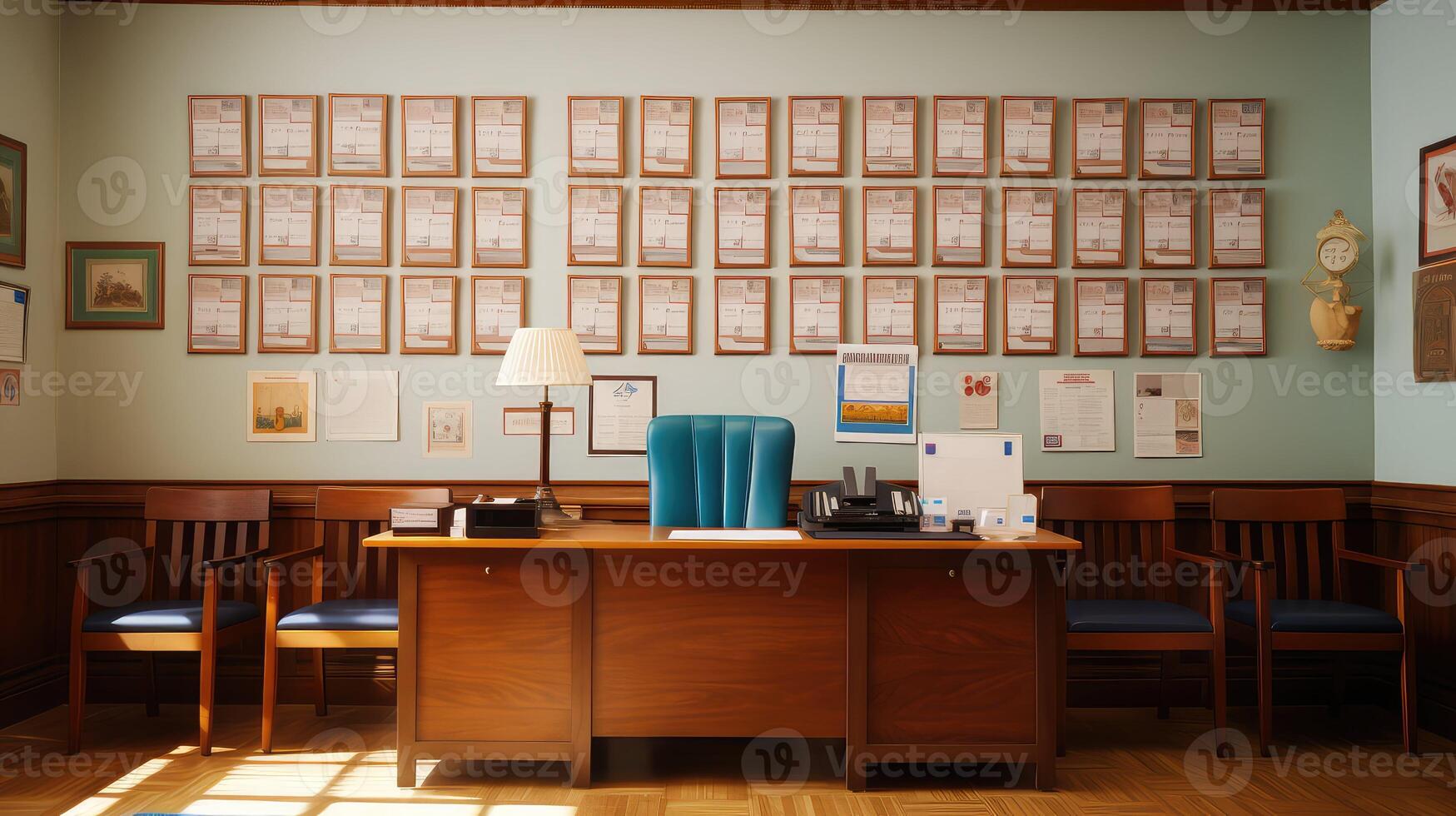 desk doctor office reception photo