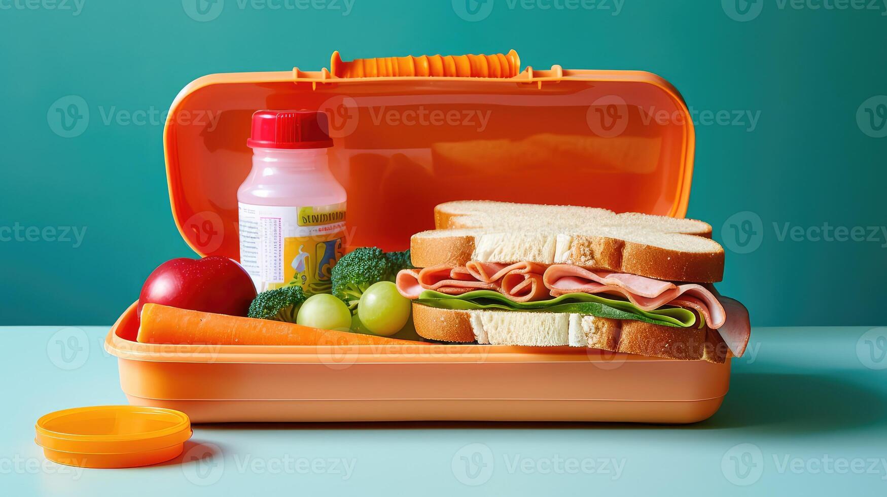 yogurt school lunch box photo