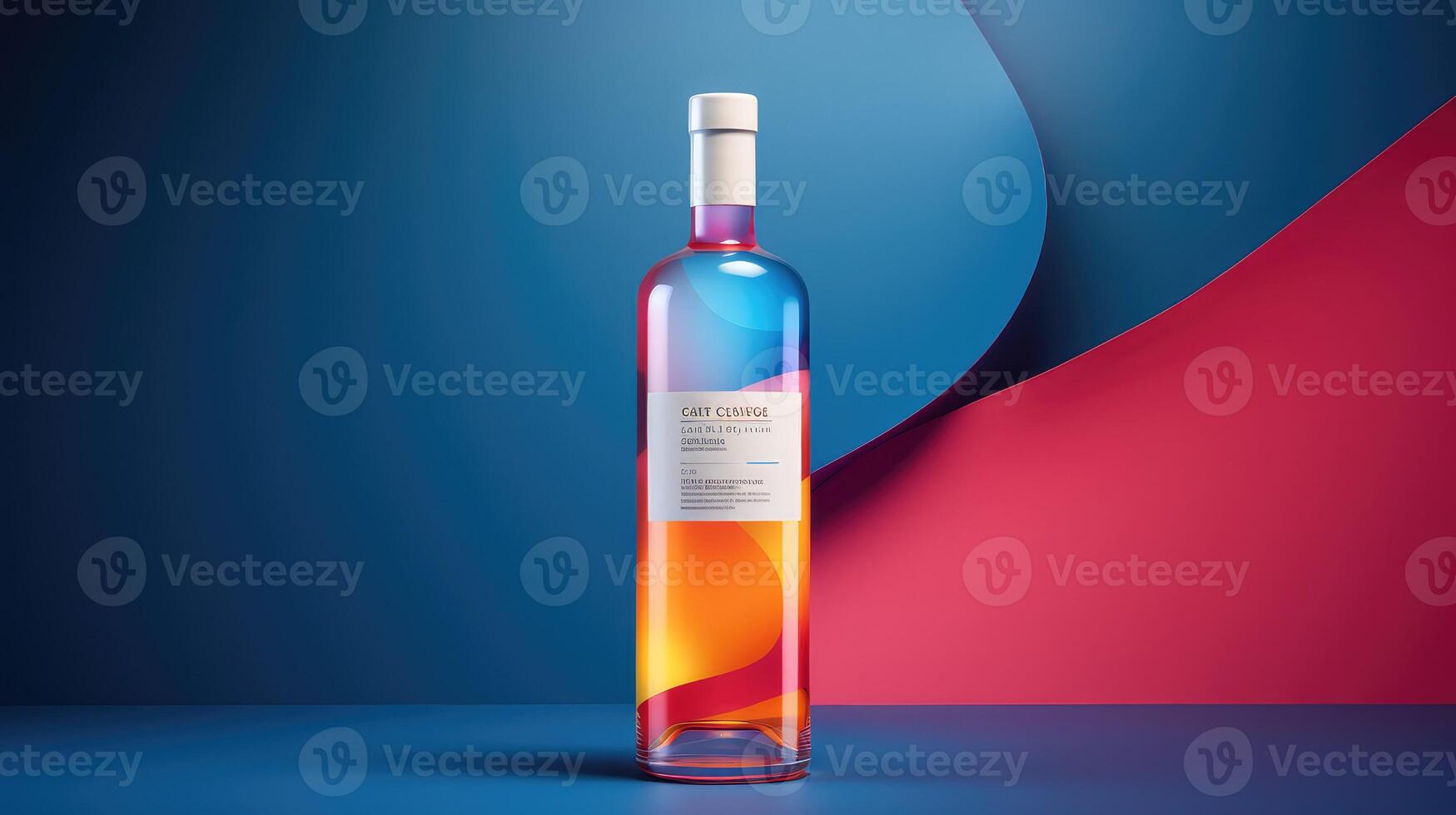 design liquor bottle mockup photo
