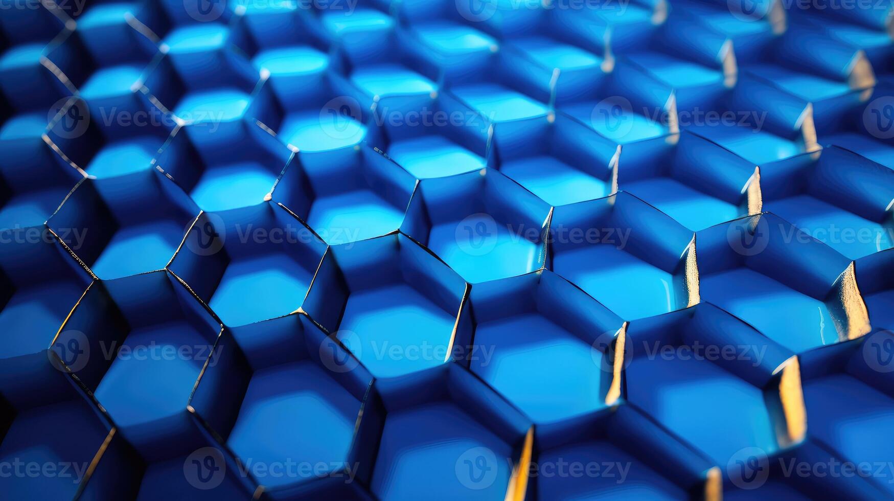 shapes blue honey comb photo