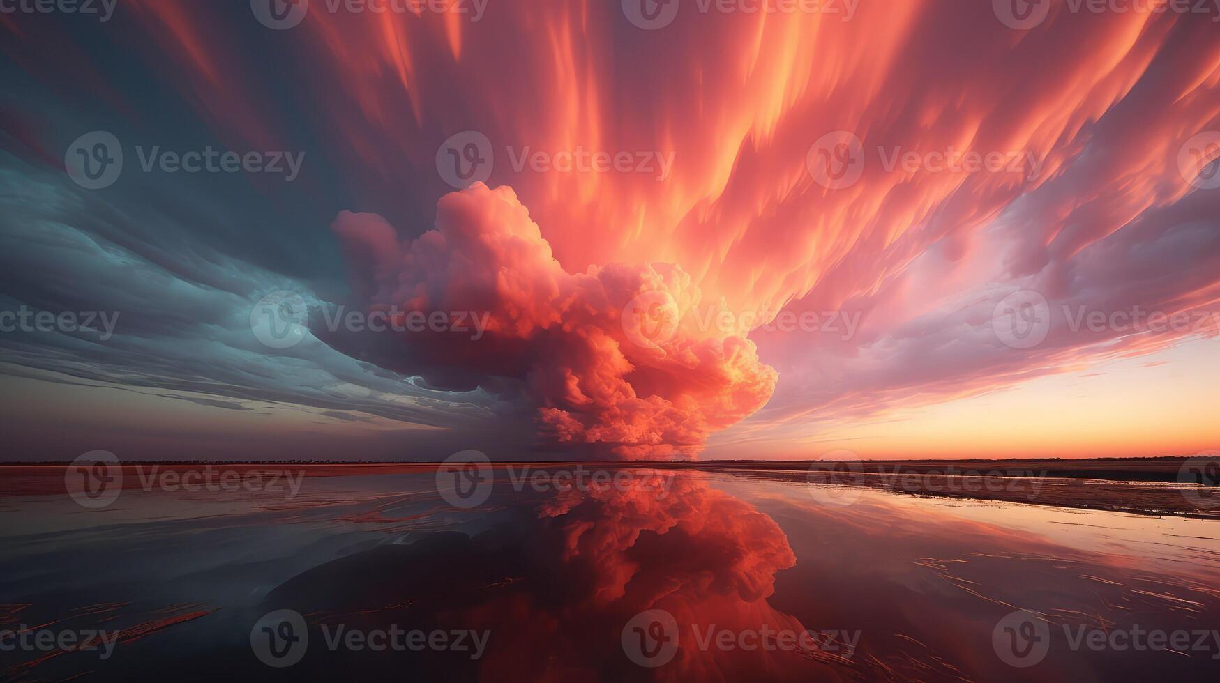 mystery red cloud photo