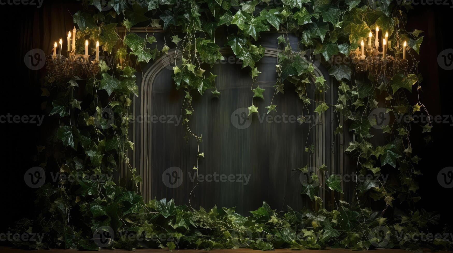 ivy christmas leaves photo