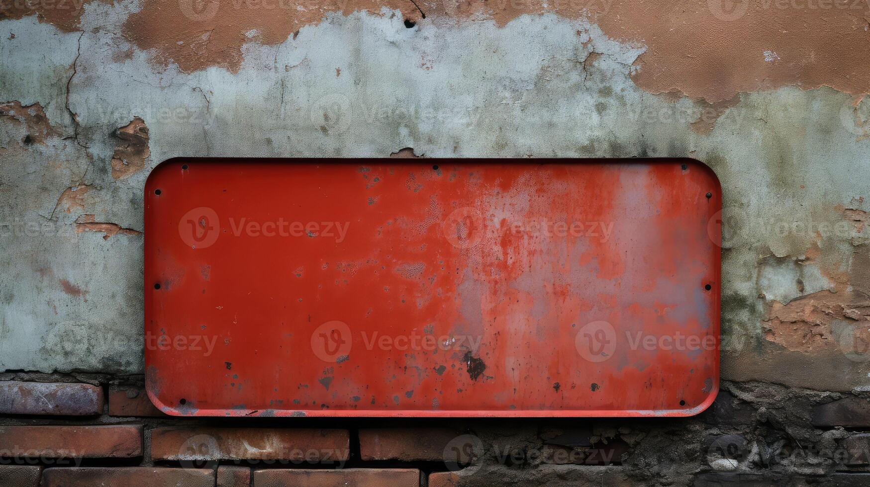 surface red metal plate photo