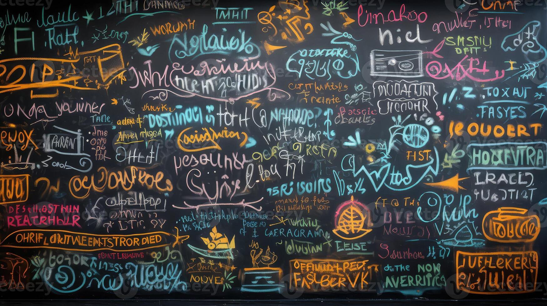 classroom black board photo