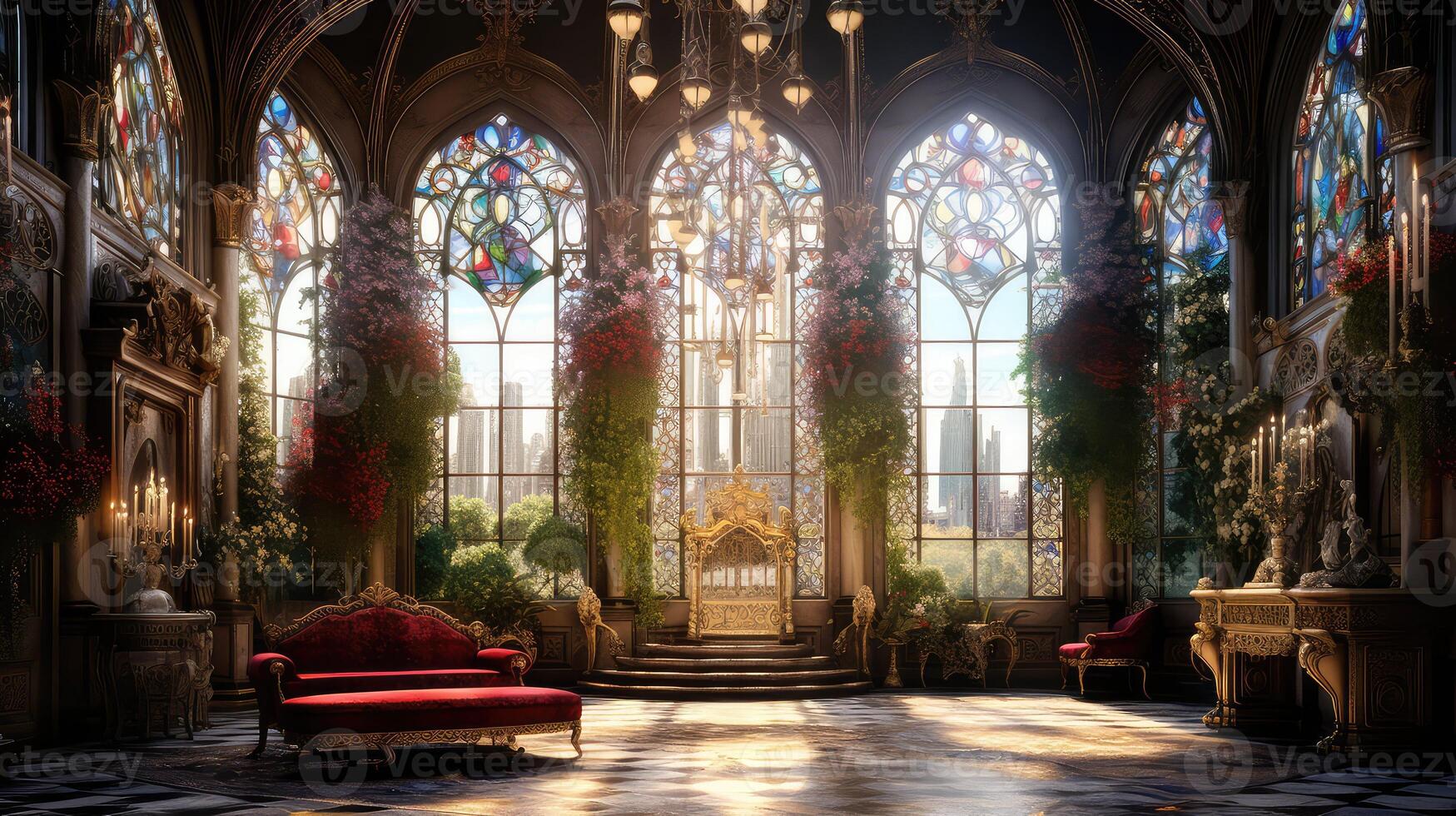 high castle interior photo