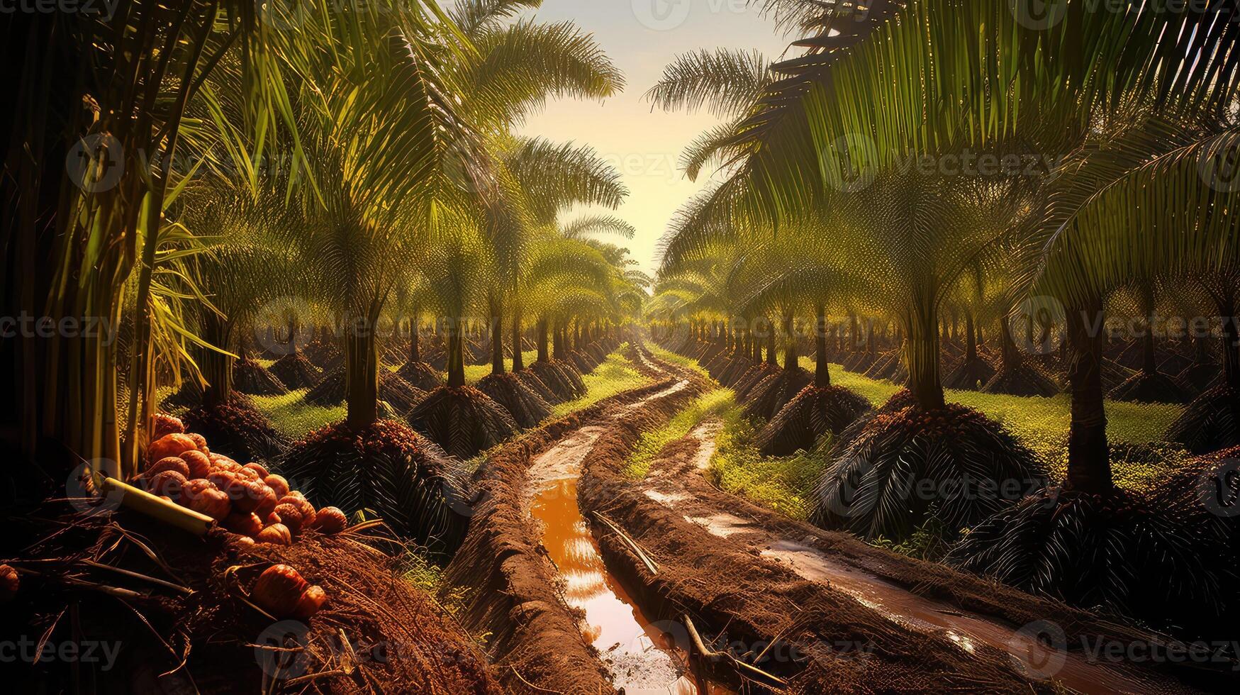 deforestation drain oil photo