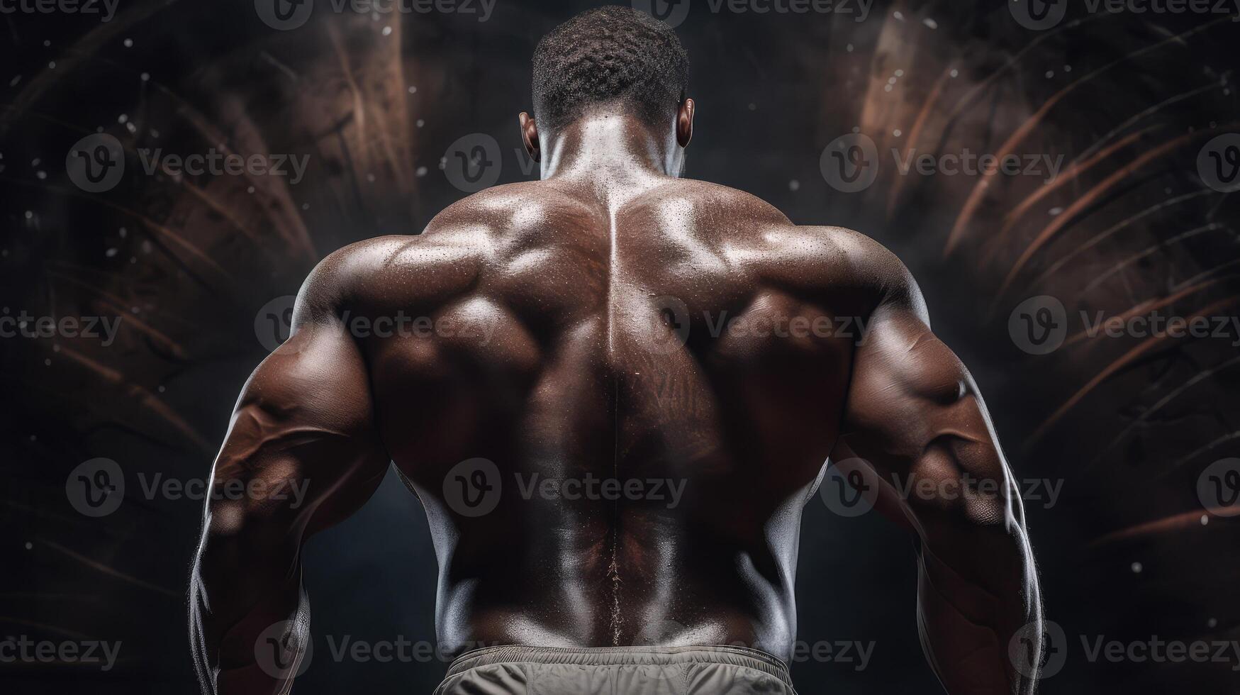 thick muscle texture photo