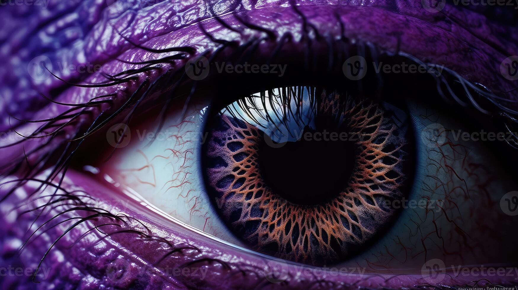 patterns eye purple photo