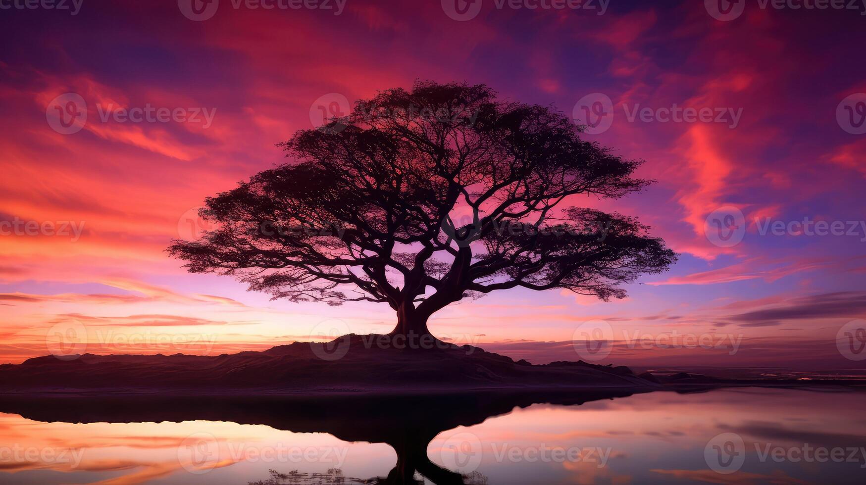 hues zen tree photo