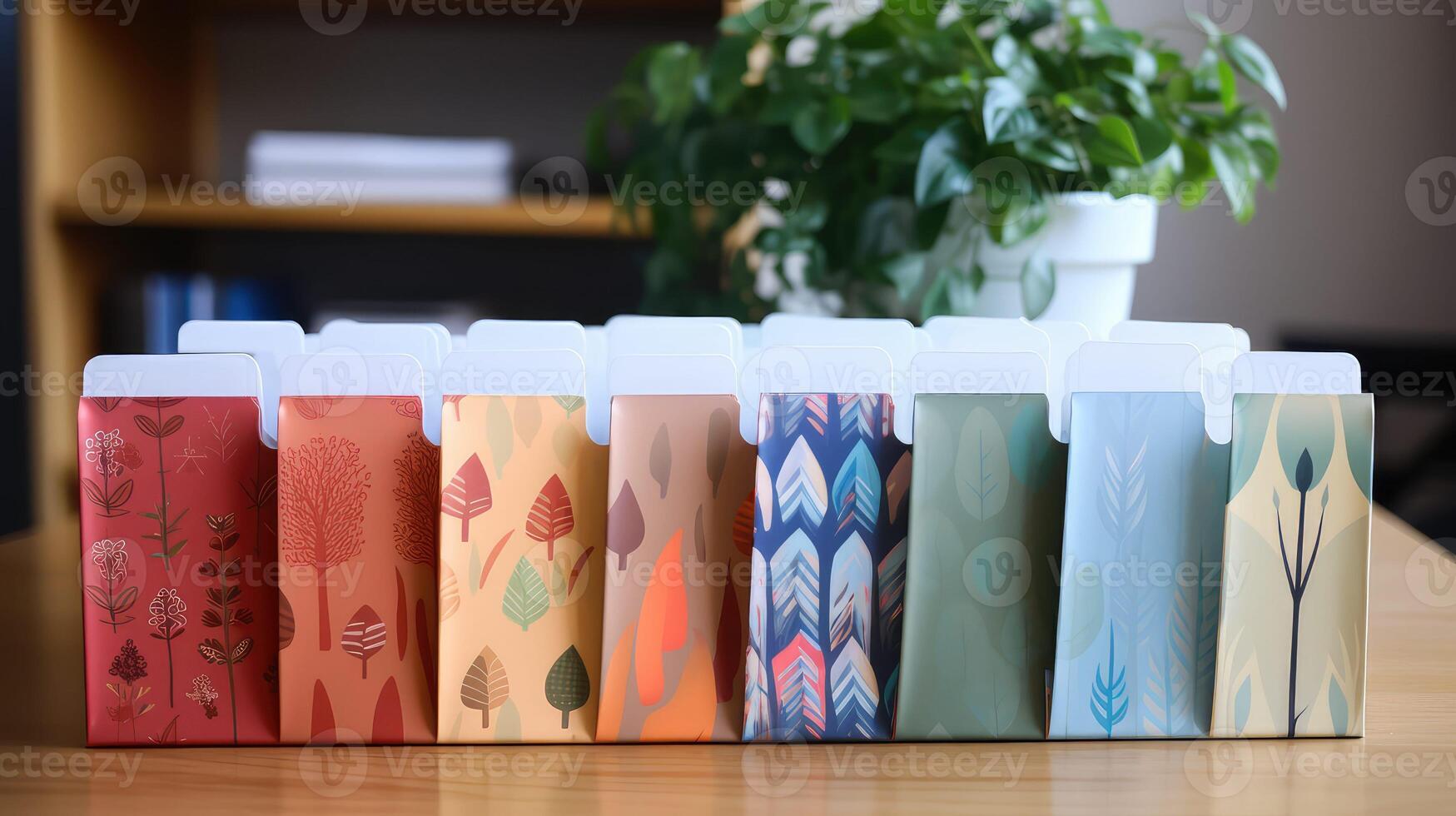 patterned desk item photo