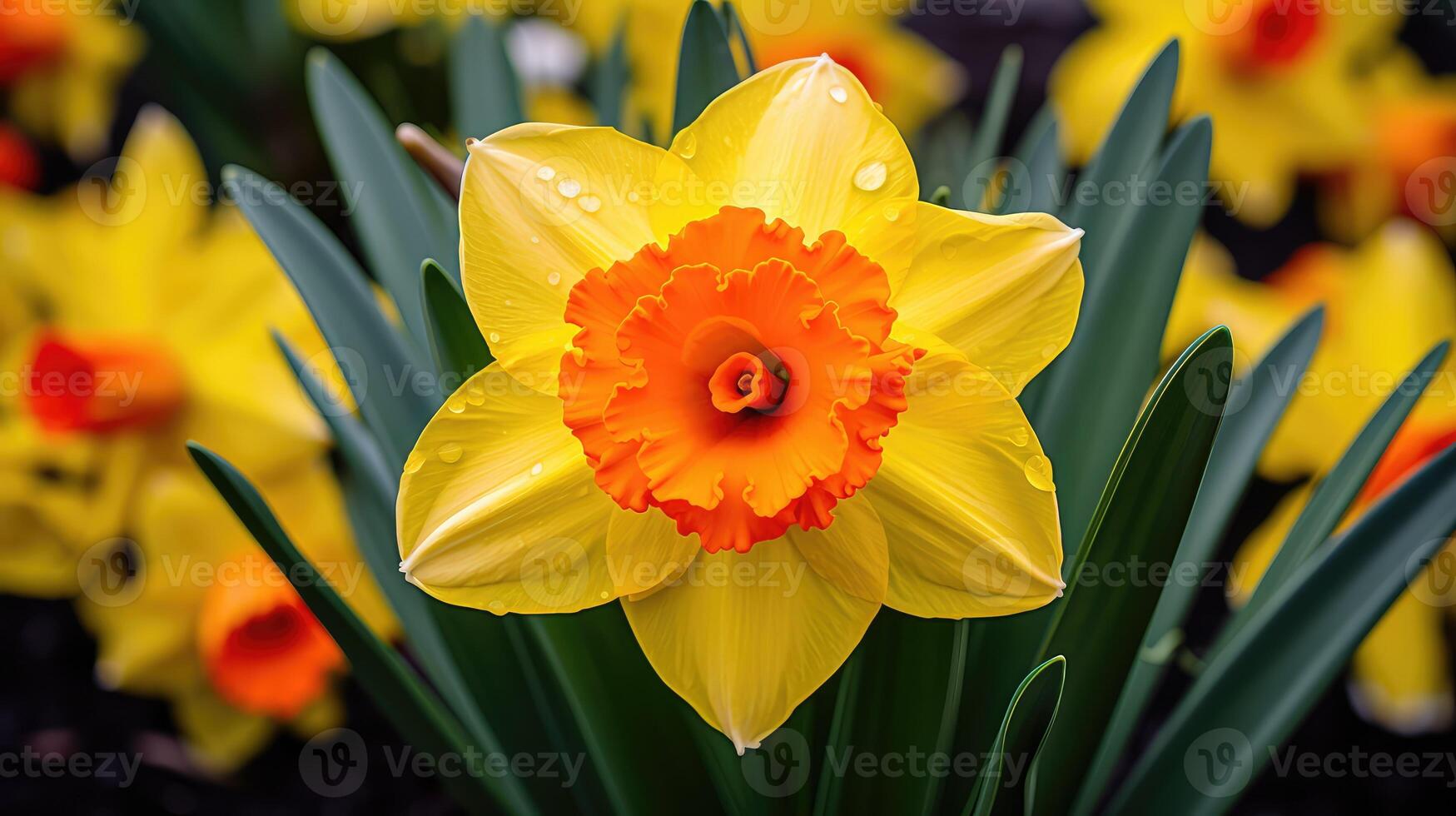 garden yellow spring flower photo