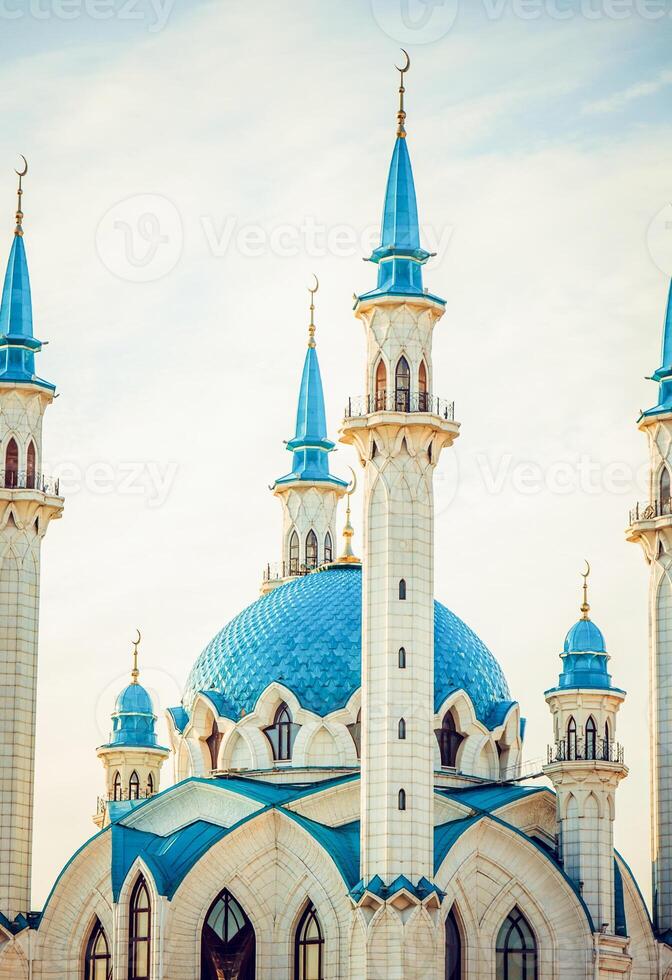 Handsome Muslim mosque, religious building Islam photo