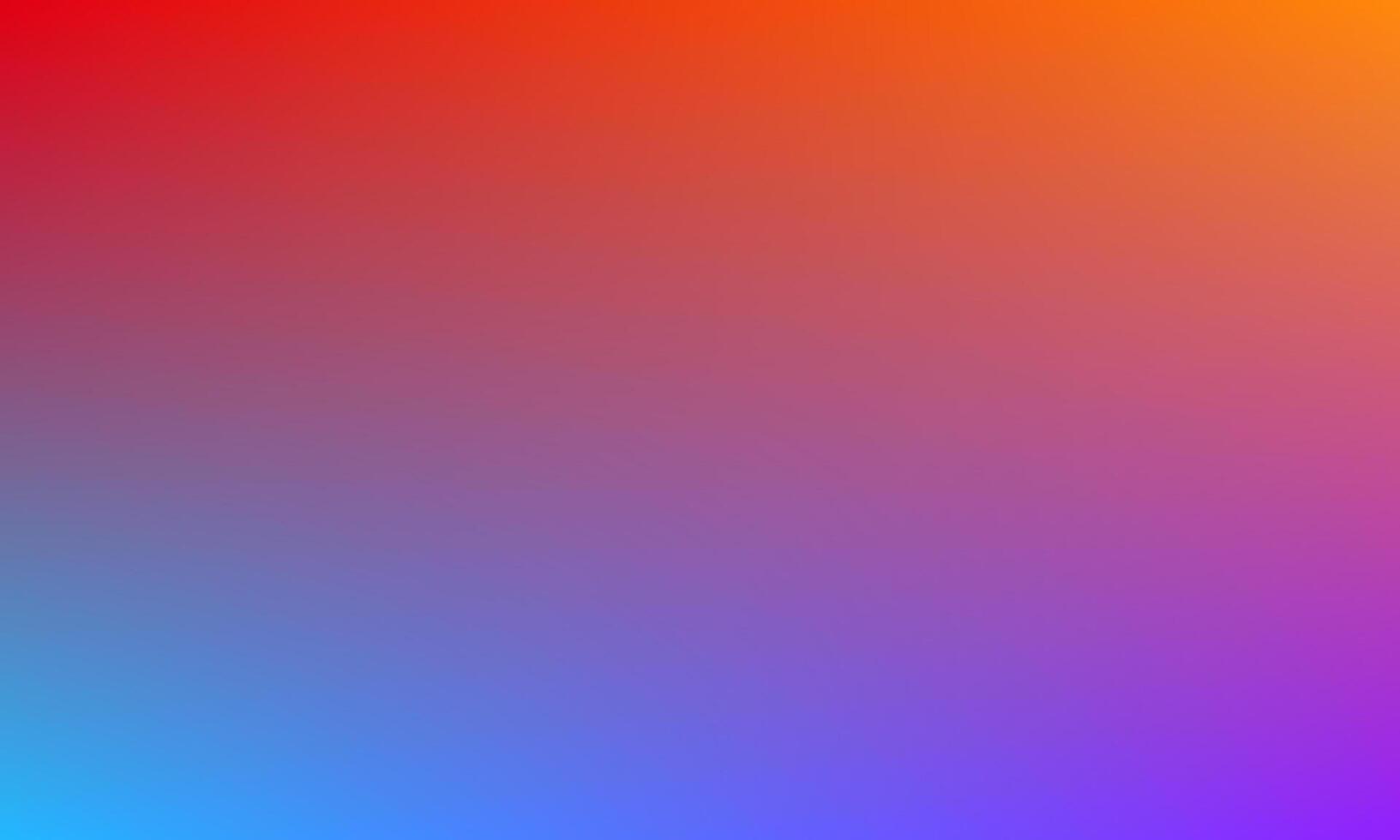 Beautiful vivid red, yellow, blue and purple gradient background. vector