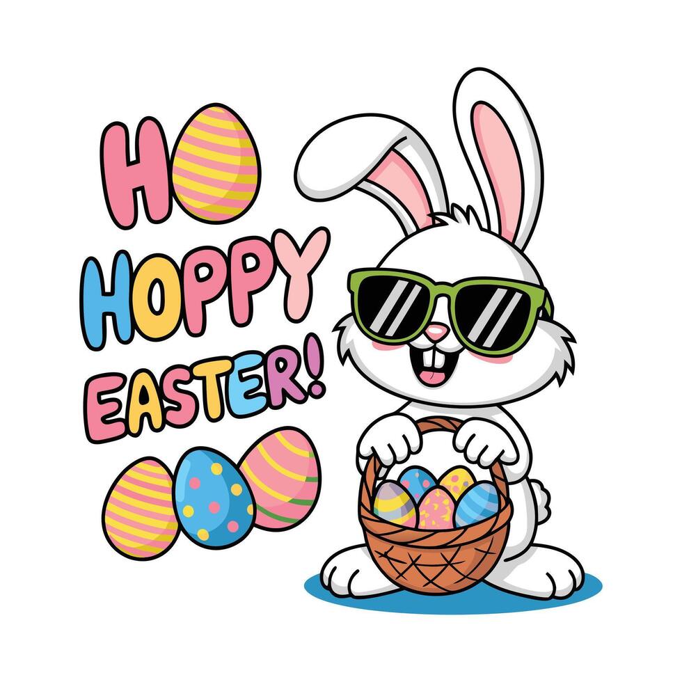 Easter Basket Clipart Set vector