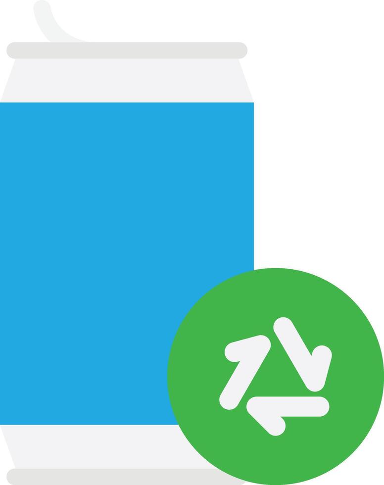 Can Trash Drink Waste vector