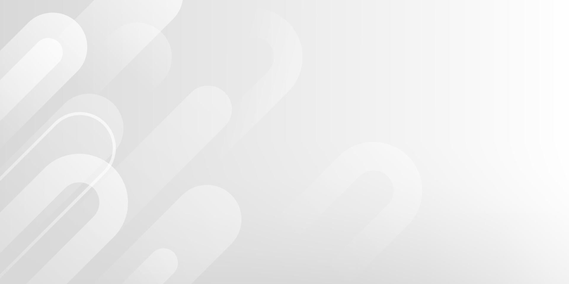 white abstract minimal geometric shapes composition background vector