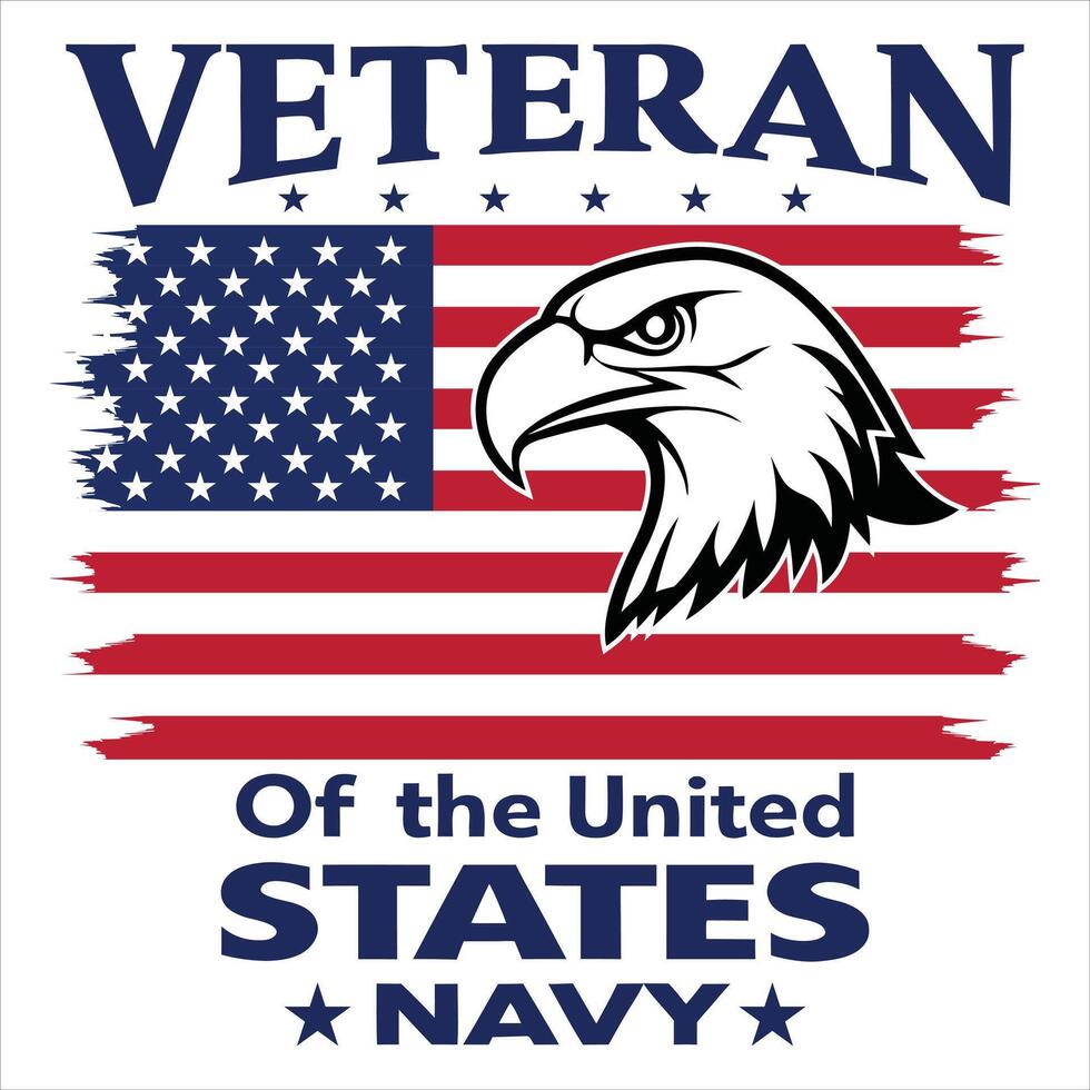 US Navy T-shirt Featuring Naval Clipart for Military Style vector