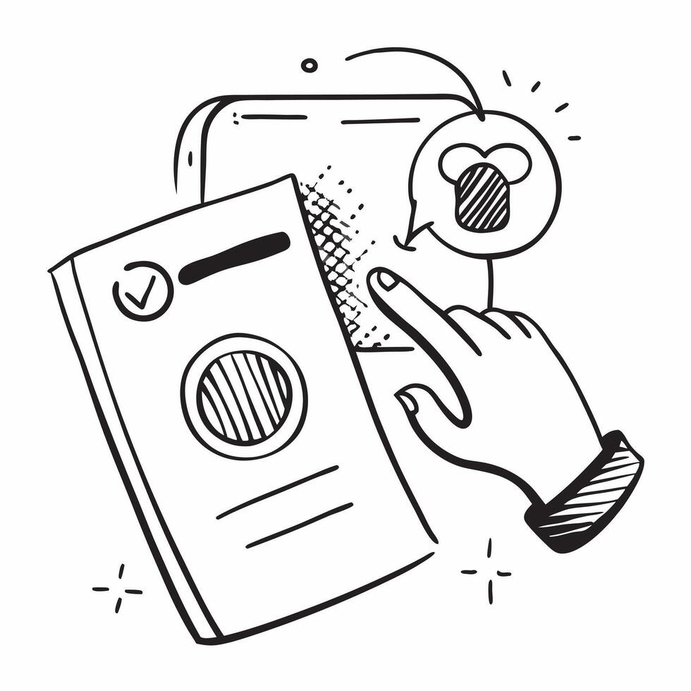 2D icon as Biometric security icon with a fingerprint and shield concept as icon illustration of a biometric security icon with a fingerprint and shield emphasizing the use of Dynamics vector