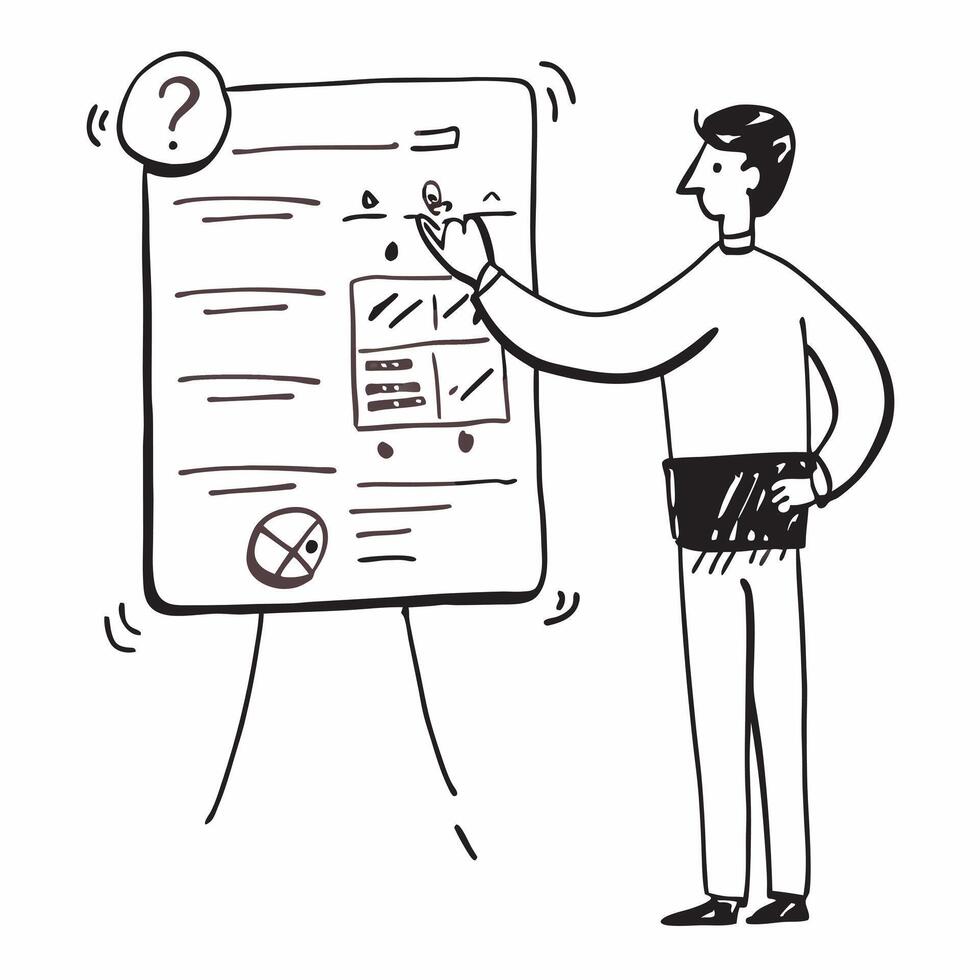 Agile coach with scrum board concept as An agile coachs profile blended with a scrum board representing management coaching and agile methodologies Ideal for corporate and busines Dynamics vector
