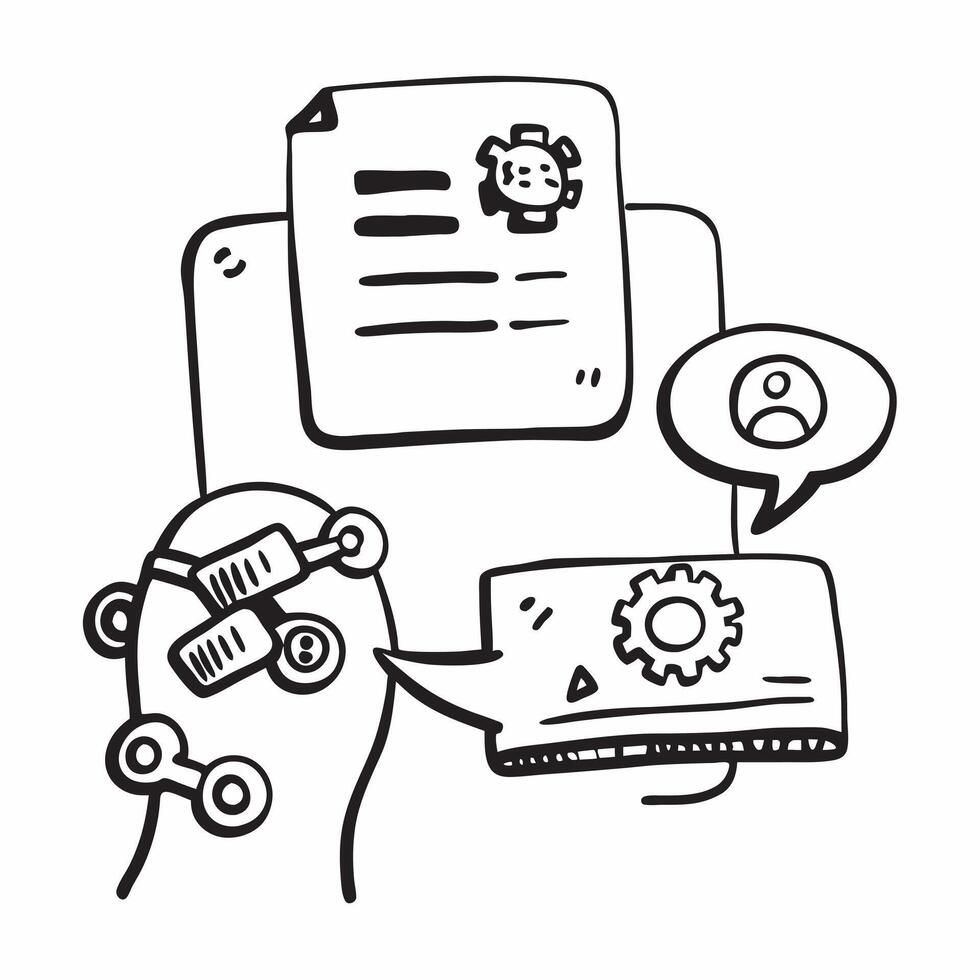 AI assistant and quality control concept as An AI assistant icon paired with a quality control icon representing the integration of AI in quality management systems perfect for iso Dynamics vector