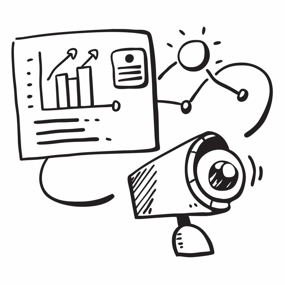AI data mining and marketing trends concept as An AI data mining icon paired with a marketing trends icon representing the use of AI in identifying and analyzing marketing trends p Dynamics vector