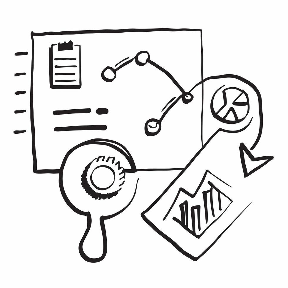AI data analysis and quality metrics concept as An AI data analysis icon paired with a quality metrics icon representing the analytical power of AI in quality assurance perfect for Dynamics vector