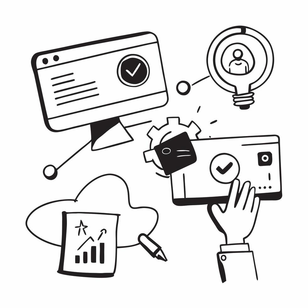 AI image recognition and marketing visuals concept as An AI image recognition icon paired with a marketing visuals icon representing the role of AI in enhancing visual marketing pe Dynamics vector
