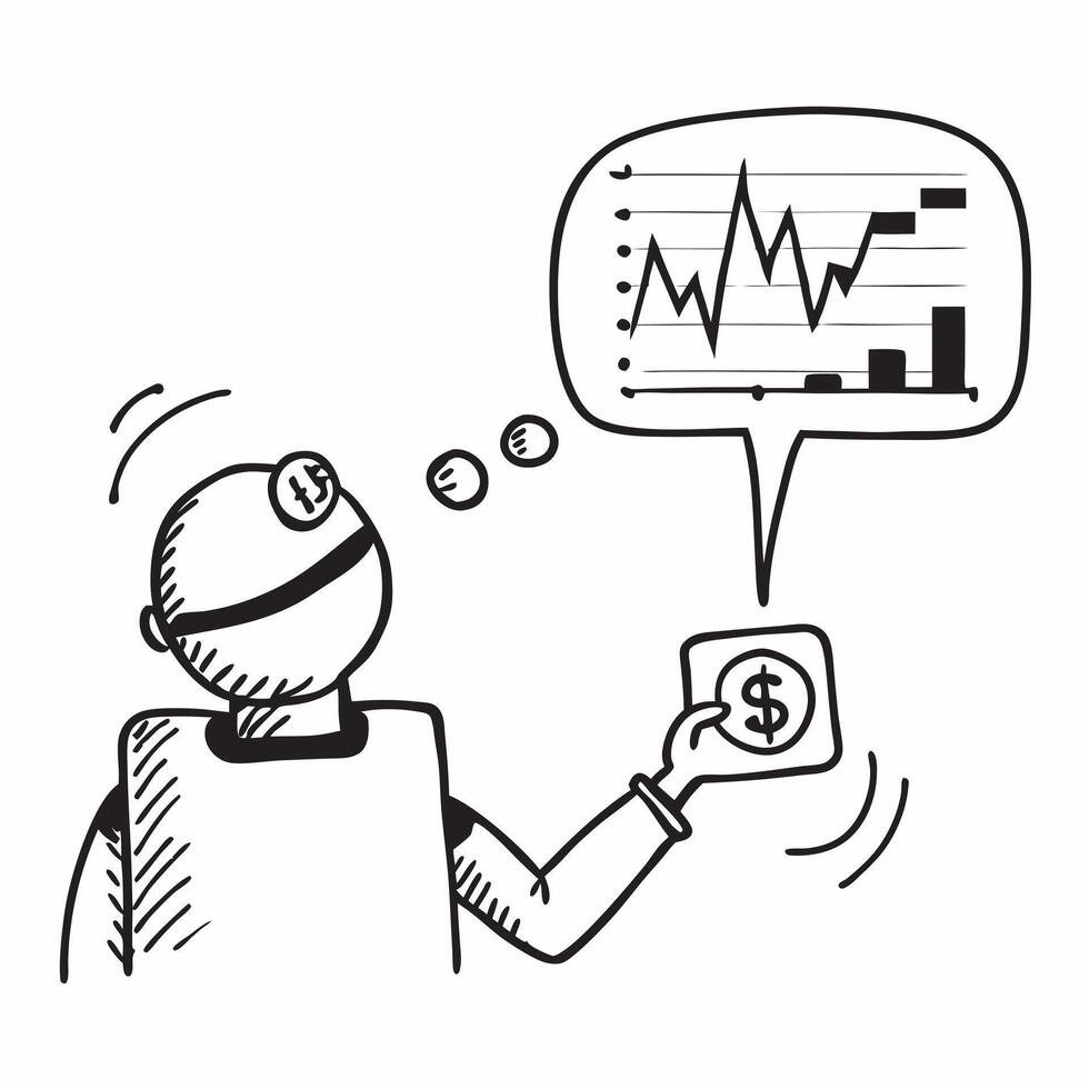 AI trading bot and stock exchange concept as An AI trading bot icon paired with a stock exchange representing the automated trading capabilities of AI in financial markets perfect Dynamics vector