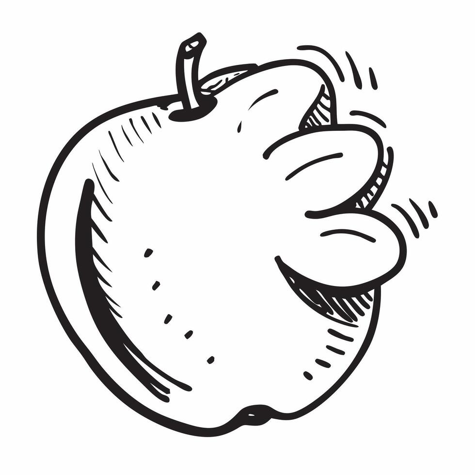 Apple icon with copy space on a green background concept as A icon image of an apple icon with ample copy space on a green background ideal for healthy eating and nutrition theme Dynamics vector