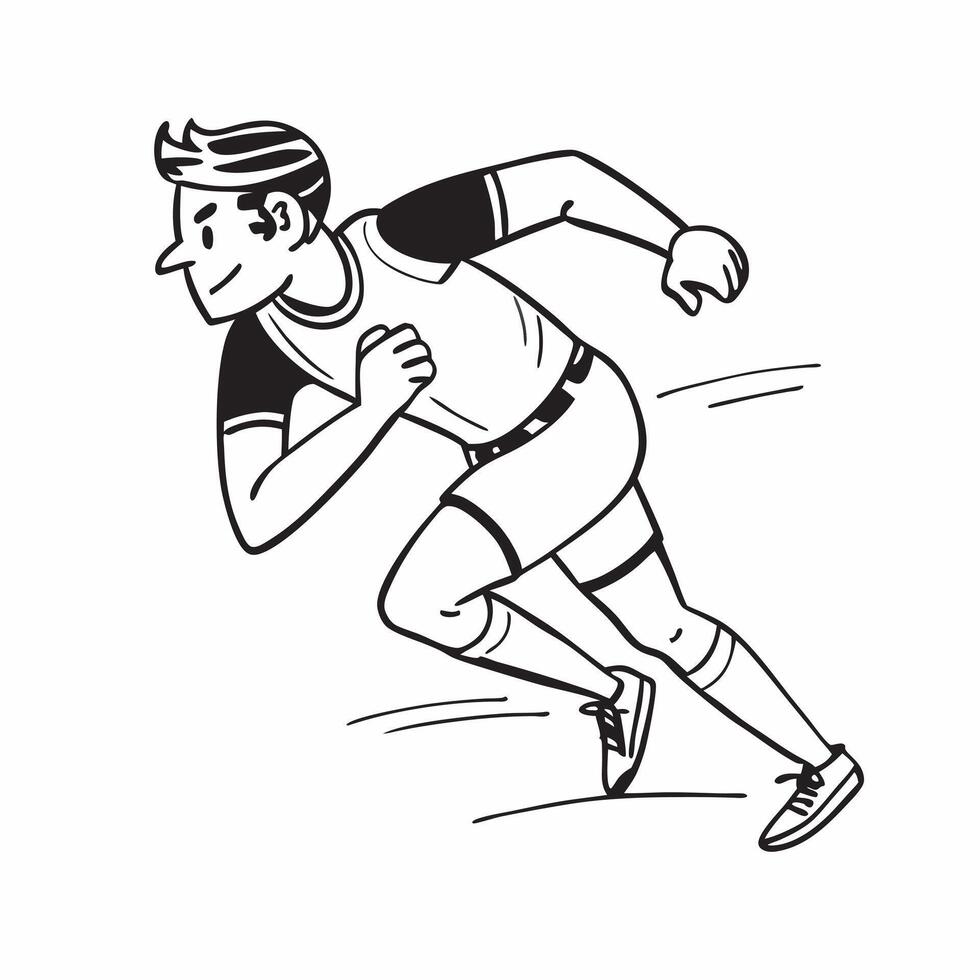 Athlete training for a marathon in the early morning concept as An athlete trains rigorously for a marathon in the early morning embodying dedication and endurance Ideal for fitne Dynamics vector