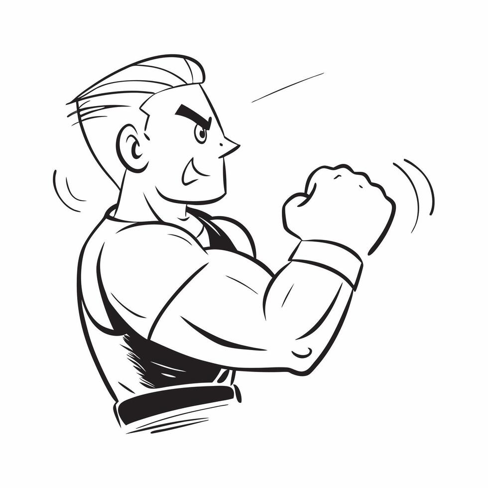 Boxer training for a championship fight concept as A determined boxer trains intensively for a championship fight illustrating strength and dedication Perfect for sports and motiv Dynamics vector