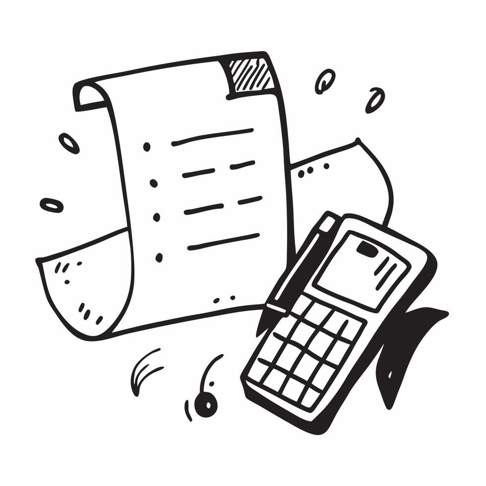Calculator and tax form concept as A calculator paired with a tax form representing the tools needed for accurate financial calculations and tax preparation ideal for isolated vect Dynamics vector