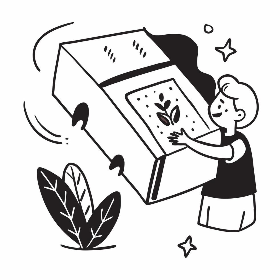 Celebrity endorsing a mockup plant based food box concept as A celebrity endorses a mockup plant based food box focusing on health and environmental benefits Ideal for food and li Dynamics vector