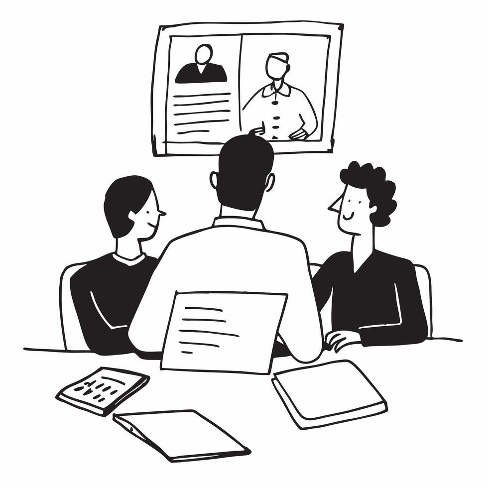 CEO conducting a hybrid board meeting concept as A CEO conducting a hybrid board meeting with executives both in the boardroom and joining remotely emphasizing leadership and moder Dynamics vector