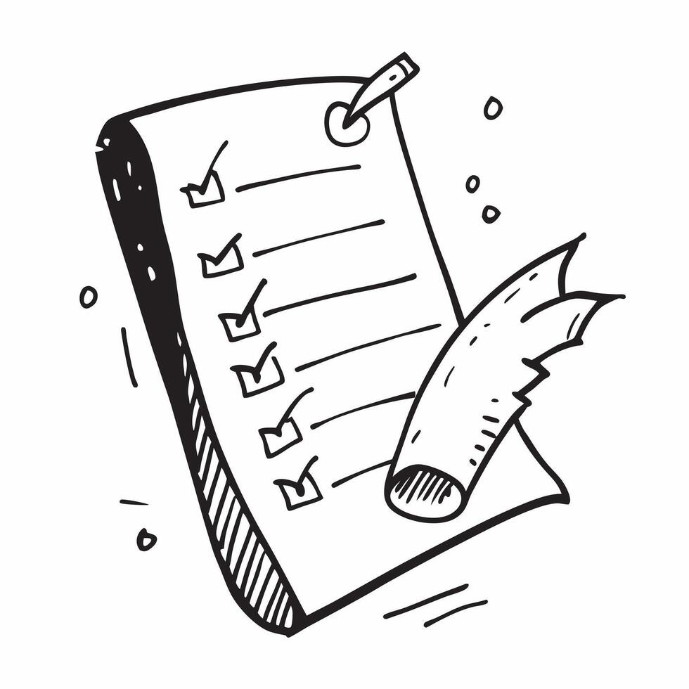 Checklist symbol with space for text and icons on a white background concept as A versatile checklist symbol featuring space for both text and icons on a clean white background per Dynamics vector