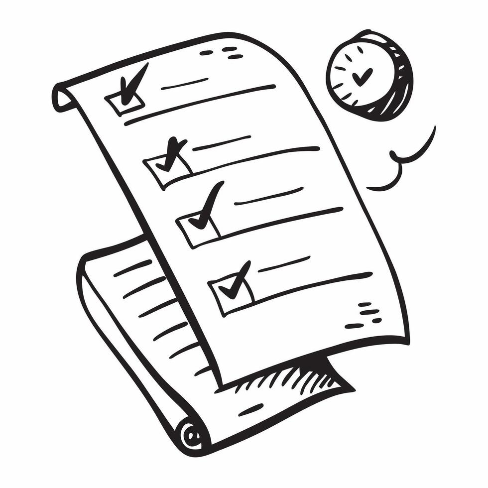 Checklist symbol with copy space for strategic planning concept as A strategic planning oriented checklist symbol with ample copy space ideal for visualizing long term goals object Dynamics vector