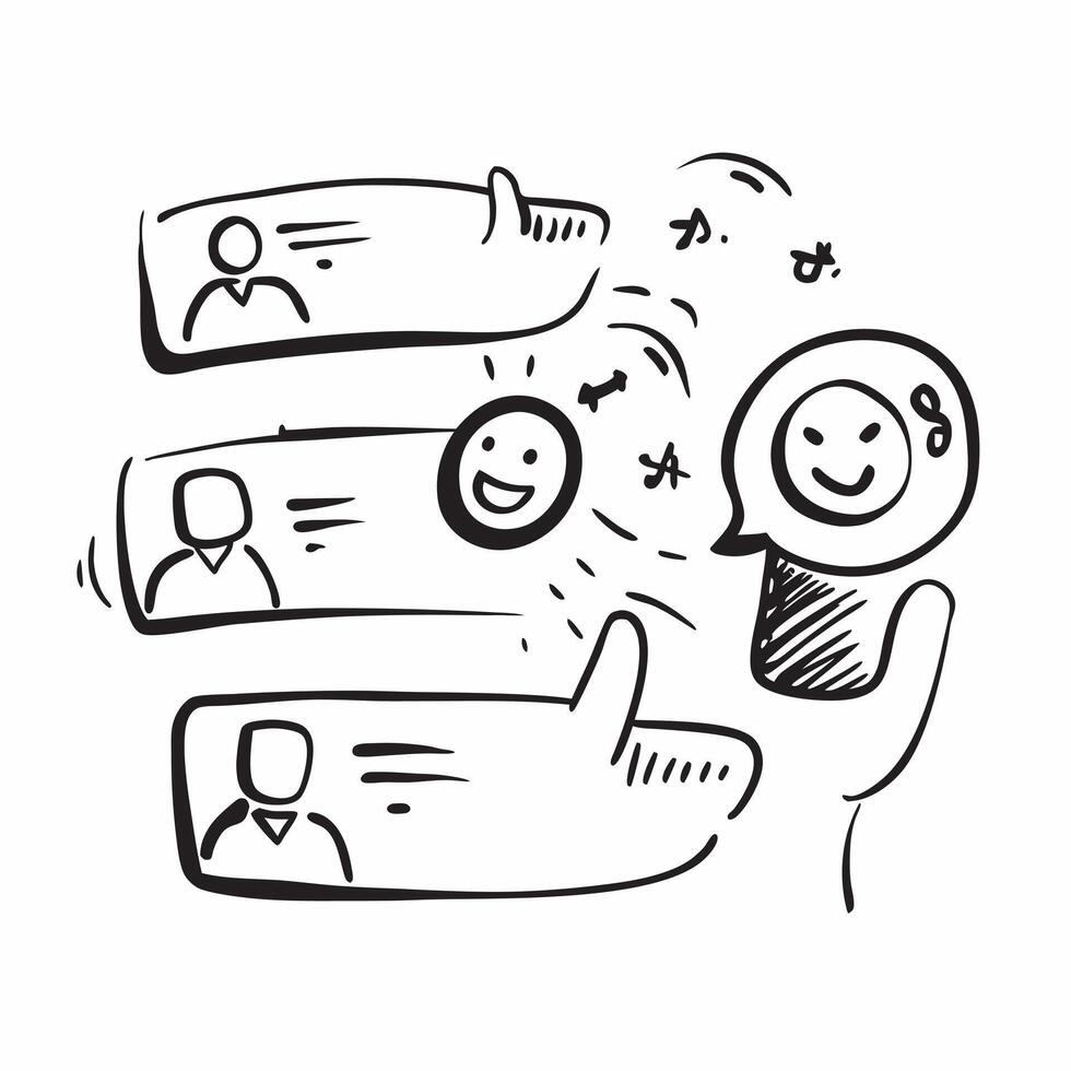 Customer satisfaction icon with copy space on white background concept as A icon illustration of a customer satisfaction icon with ample copy space on a white background perfect Dynamics vector
